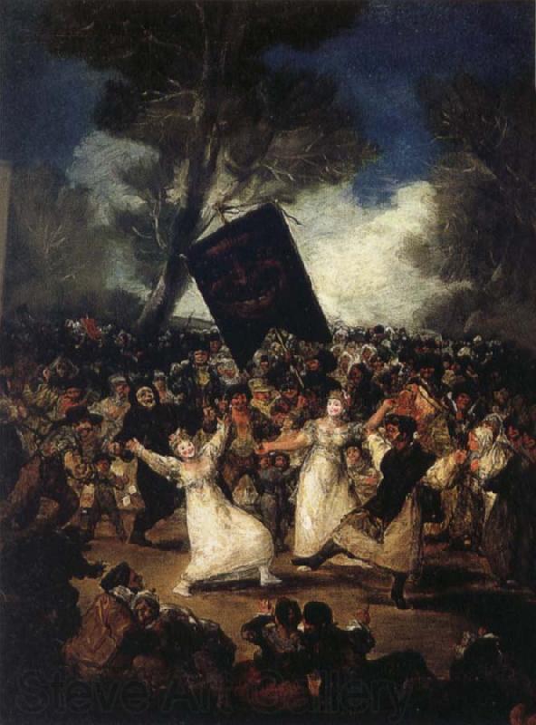 Francisco Goya Funeral of a Sardine France oil painting art